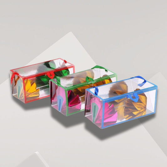 Aparición de cajas con flores