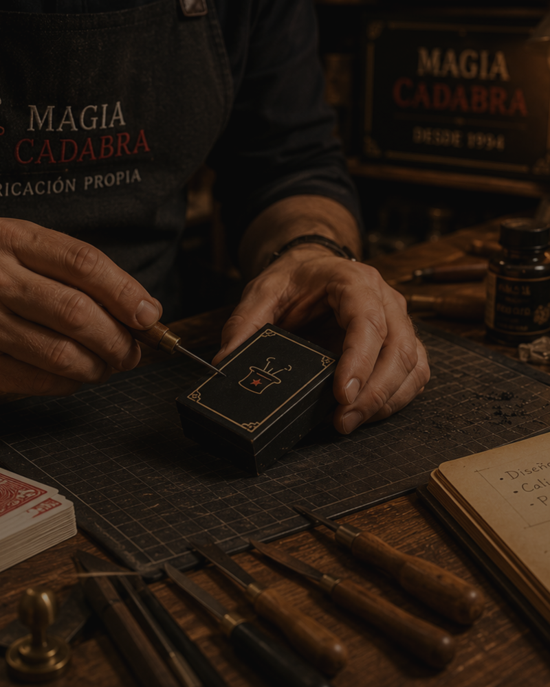 Fabricación propia. Creamos y seleccionamos juegos de magia con la máxima calidad.