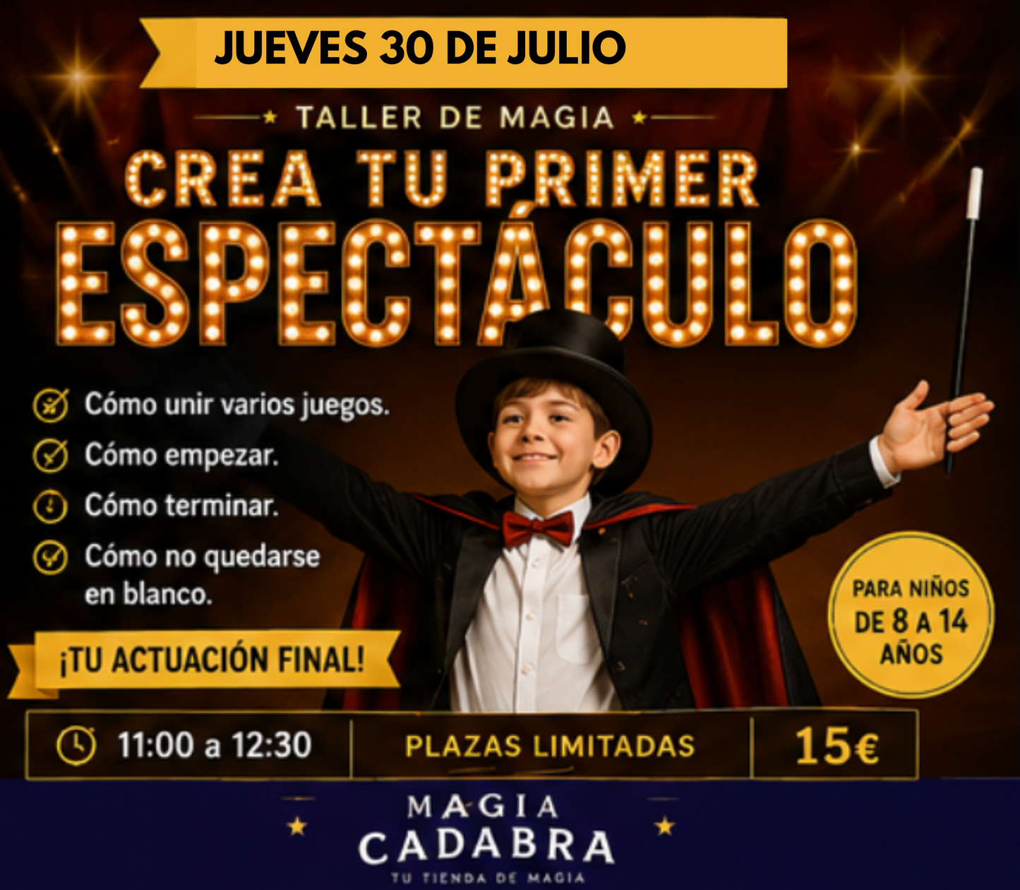 Crea tu Primer Espectáculo