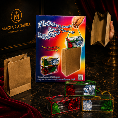 Aparición de cajas con flores