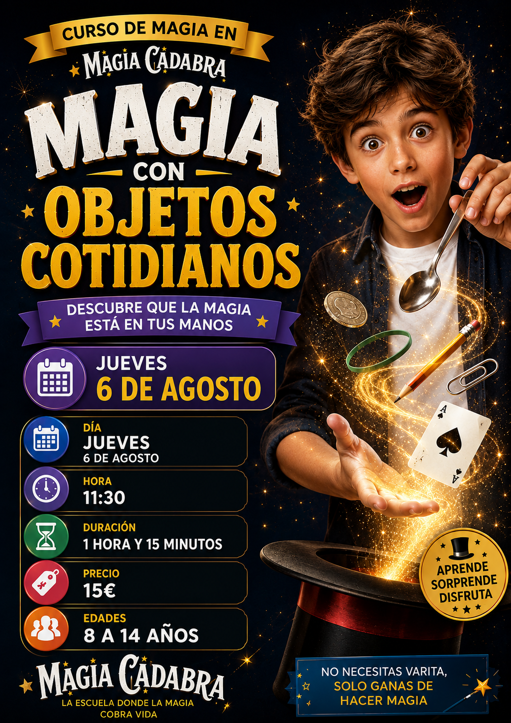 Magia con objetos cotidianos