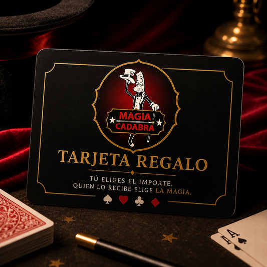 Tarjeta Regalo Magia Cadabra para regalar magia