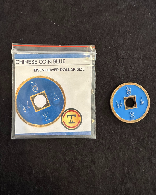 Moneda china tamaño Dólar - Azul